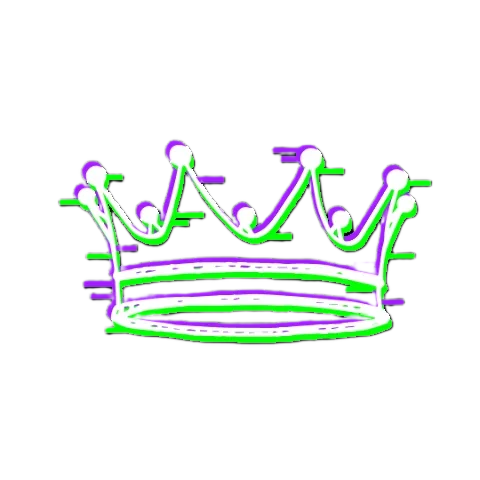 Glitched Crown Icon